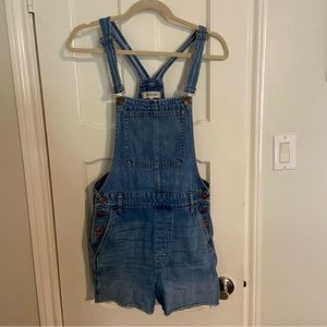 Madewell Short Overalls